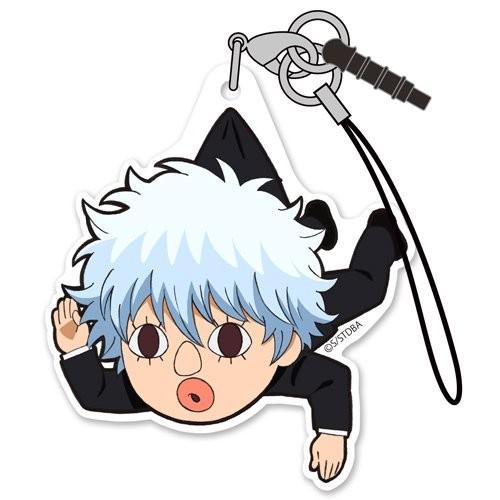 銀魂 アクリルつままれストラップ 240話のビニール人形銀さん