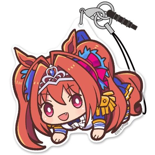 (メール便送料無料)ウマ娘 プリティーダービー アクリルつままれストラップ・ダイワスカーレット