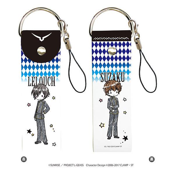 ビッグレザーストラップ「コードギアス 反逆のルルーシュIII 皇道」01/ルルーシュ＆スザク(ブルー...