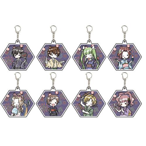 アクリルキーホルダー 6角形 コードギアス 反逆のルルーシュ III 皇道 04 浴衣 Ver. (...