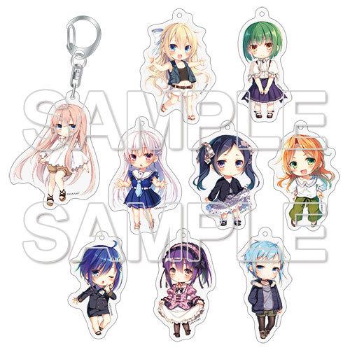 ガーリー・エアフォース トレーディングアクリルキーホルダー BOX 9個入り