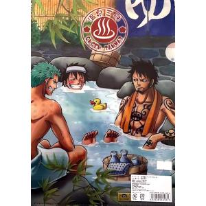 ONE PIECE ワンピース A4クリアファイル　温泉 ロー｜animel