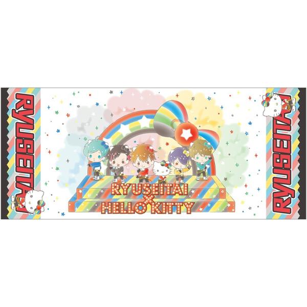 あんさんぶるスターズ！×サンリオ フェイスタオル ・流星隊×ハローキティ