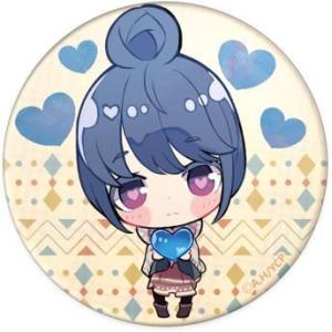 ゆるキャン△  あいっ！ シリーズ ちょっと大きめ缶バッジ 志摩リンSD