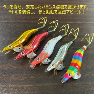 タコエギ 5個セット 釣り具 エギング ルアー...の詳細画像2