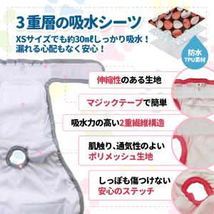 マナーパンツ 犬 オムツカバー メス マナーウ...の詳細画像3