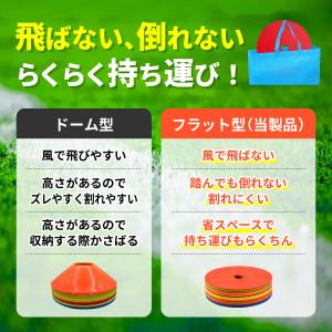 フラットマーカー マーカーコーン カラーコーン...の詳細画像5