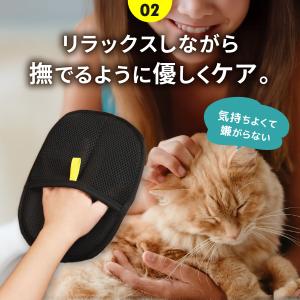 【2個セット】抜け毛グローブ 2個 犬 猫 グ...の詳細画像2