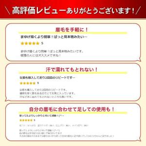 眉毛シール 眉毛テンプレート タトゥー 眉ティ...の詳細画像2