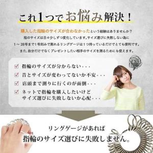 【収納ポーチ付】リングゲージ 指輪サイズ測り ...の詳細画像4