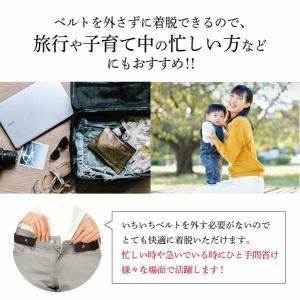 ゴムベルト レディース ノーバックル ベルト ...の詳細画像3