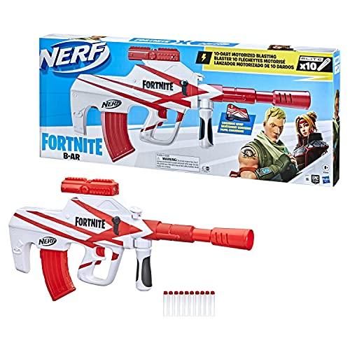 ハズブロ(HASBRO) ナーフ フォートナイト B-AR電動ブラスター、10ダーツ電動ナーフブラス...