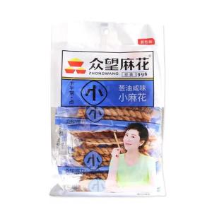 衆望麻花 葱油塩味 小麻花 200g ネギ塩味 中華物産 中華食品 中華お菓子 御茶請けやおつまみに
