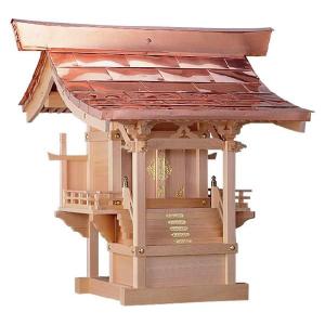 外宮 祠 ほこら 流れ 8寸 木曽ひのき製 爆買 : 仏壇仏具のまごころ