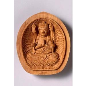 木彫り仏像 蓮型懐中仏/香合仏 【阿弥陀如来】 干支お守り本尊・戌年