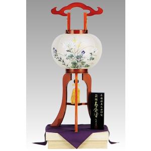 京仏壇はやし 盆提灯 盆ちょうちん お盆提灯 本蒔絵 盆提灯 つた高盛