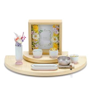 有田焼6具足 手元供養 具足セット 仏具セット 6具足 桜色 有田焼 セラミック