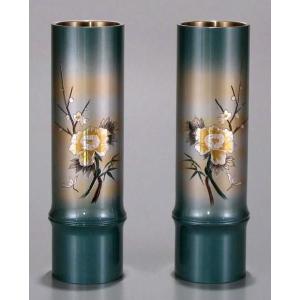 アルミ製 夏目型四君子 9．0寸 1対【送料無料（北海道/沖縄離島除く