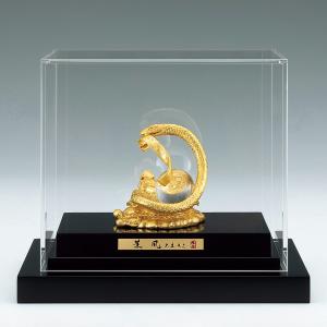 置物 開運 干支 巳 み 蛇 へび 鋳鉄製 三枝惣太郎作 栄吉（えいきち