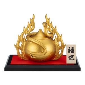 干支置物 午 馬 うま 合金製 大森孝志作 ガラスケース入り 慈愛（じ