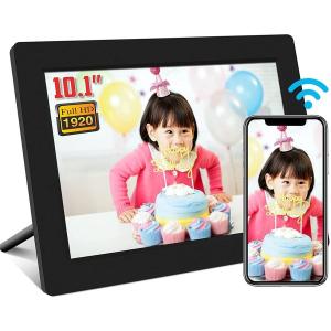 2022母の日 プレゼント ギフトデジタルフォトフレーム wifi 10.1インチ 1920*1200 写真 動画 遠隔 IPS タッチパネル iOS