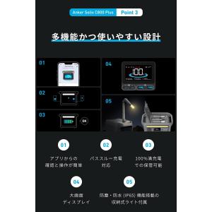 防災グッズ ポータブル電源 Anker Sol...の詳細画像3