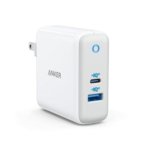 充電器 Anker PowerPort Atom III 急速充電器 2PDポート PD対応 60W USB-C PSE認証済 PowerIQ 3.0搭載 Power Delivery対応 コンパクトサイズ