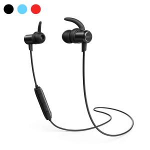 Anker SoundBuds Slim ワイヤレスイヤホン カナル型 マグネット機能 防水規格IPX4 内蔵マイク搭載 iPhone Android各種対応