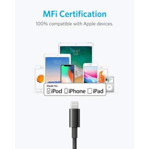 Anker 高耐久ナイロン ライトニングケーブ...の詳細画像1