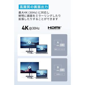 Anker 332 USB-C ハブ (5-i...の詳細画像5