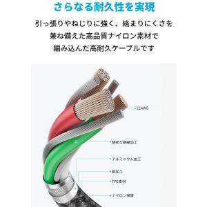 Anker 331 高耐久ナイロン USB-C...の詳細画像4