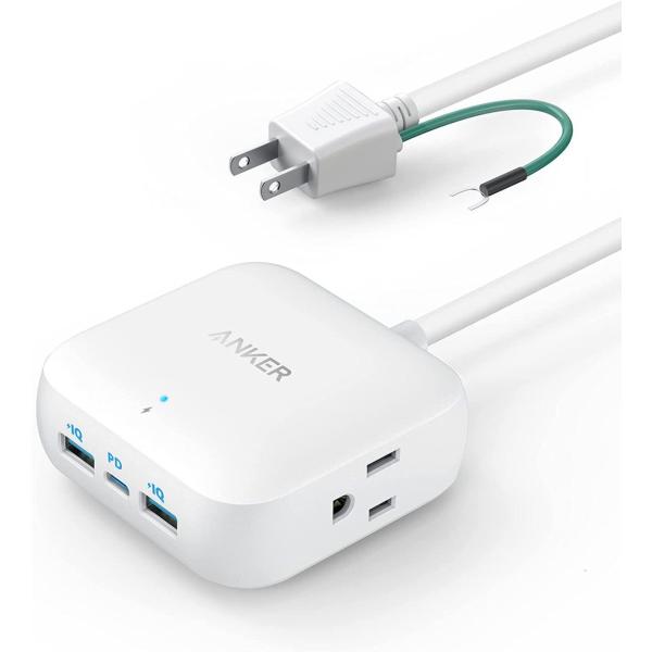 Anker PowerPort Strip PD 2 mini (USBタップ 電源タップ コンセン...