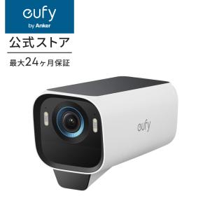 Anker Eufy (ユーフィ) eufyCam S3 Pro増設用カメラ（屋外用防犯カメラ)【ソーラー充電/顔認識AI技術/800万超高画素/4K画質/防犯対策/ワイヤレス対応】