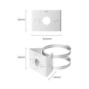 Eufy 屋外カメラ取付金具 ポール用 穴あけ...の詳細画像1