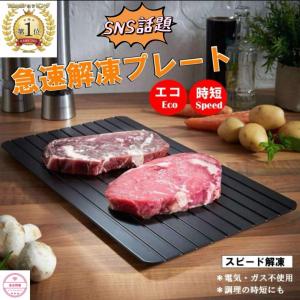 急速解凍 プレート 解凍 キッチン 放熱 魚 刺身 肉 冷凍食品