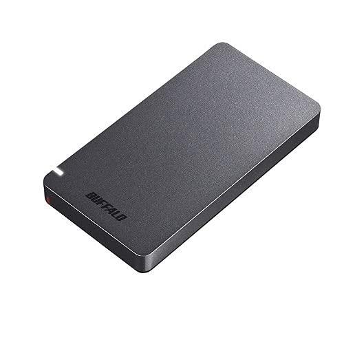 バッファロー SSD-PGM500U3-BC USB3.2(Gen2) ポータブルSSD Type-...