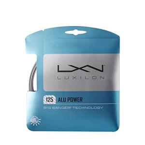 LUXILON(ルキシロン) テニス ストリング ガット ALU POWER 125(アルパワー 125) 単張り シルバー WRZ9951SI｜ankurukuru-1018