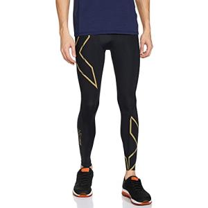 ツー・タイムズ・ユー(2XU)MCS ラン コンプレッション タイツG3 MA5305B-BLK/GRF ブラック ゴールド(… ツータイムズユー （2XU） MCS ラン コンプレッションタイツG3 MA5305B