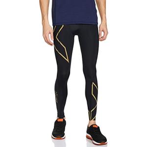 ツータイムズユー （2XU） MCS ラン コンプレッションタイツG3 MA5305B-BLK/GRF （ブラック×ゴールド/Ｍ/Mens）の商品画像