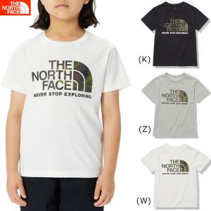 ノースフェイス Tシャツ キッズ 半袖 迷彩 THENORTHFACE カモロゴティー NTJ32359 110cm 120cm 130cm 140cm 150cm 2024春夏新作 送料無料(ネコポス便)