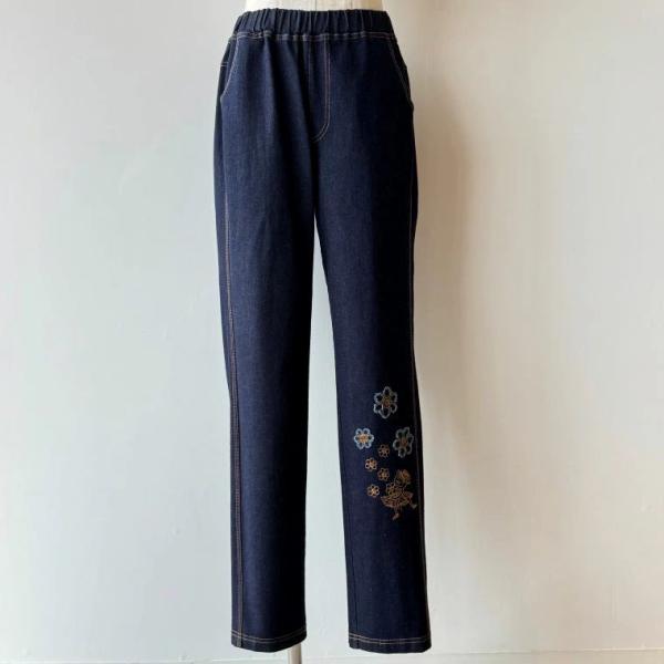 【40％OFF SALE】アルベロベロ(Alberobello)オレボレブラぶたさん刺繍入り ストレ...