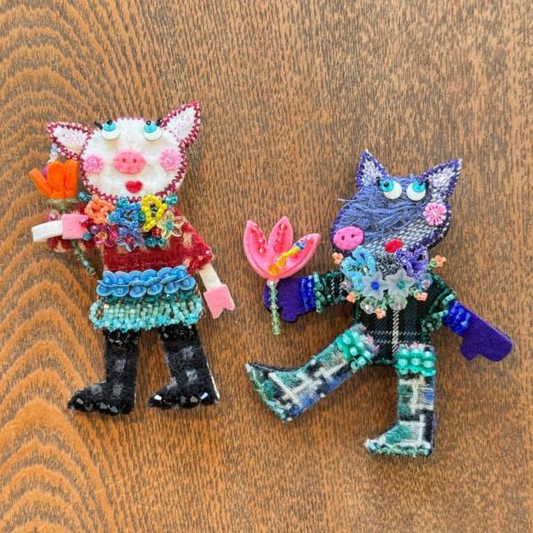 【10％OFF SALE】アルベロベロ(Alberobello)オレボレブラぶたさん ビーズモチーフ...