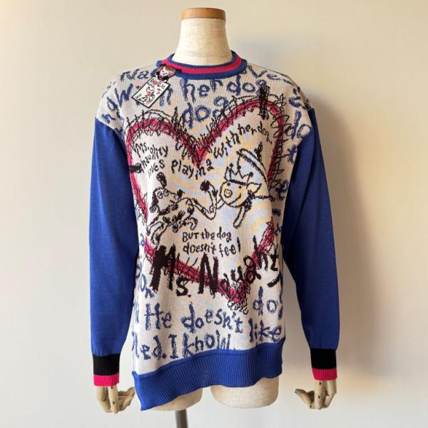 アルベロベロ(Alberobello)オレボレブラMs.ノーティシリーズ ワッペン付き ニットプルオ...