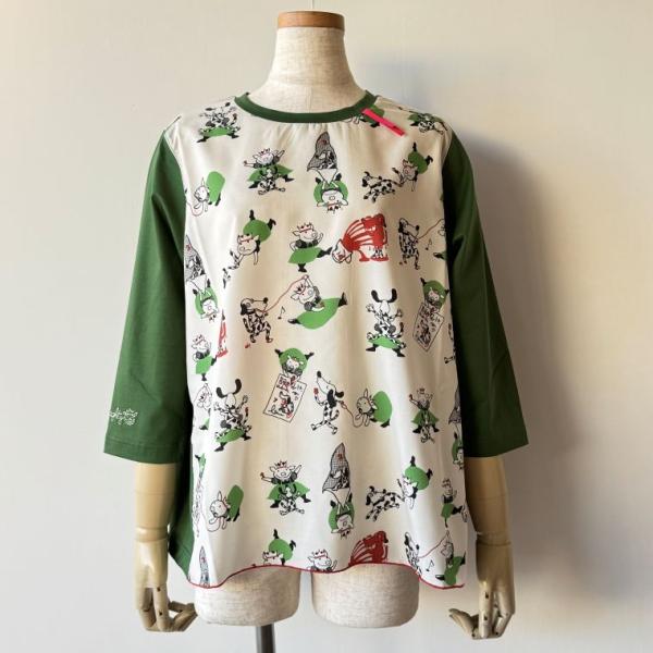 アルベロベロ(Alberobello)オレボレブラMs.ノーティプリント プルオーバー（オフホワイト...