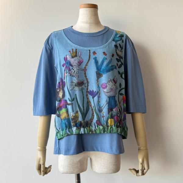 【30％OFF SALE】アルベロベロ(Alberobello)オレボレブラぶたさん手描きパネルプリ...