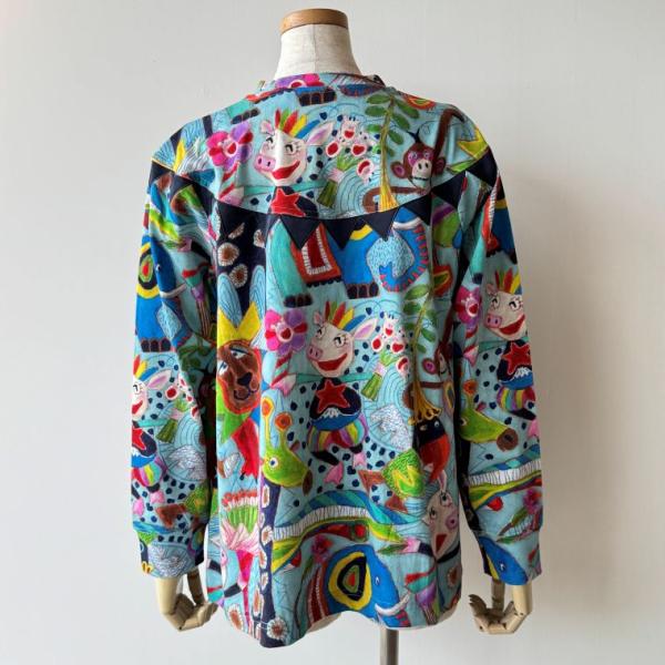 アルベロベロ(Alberobello)オレボレブラぶたさん&amp;アニマルプリント カットソー（ブルー）【...