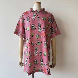 【30％OFF SALE】アルベロベロ(Alberobello)オレボレブラMs.ノーティシリーズ プリントカットソーチュニック（レッド）【2026 SUMMER COLLECTION】送料無料