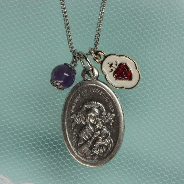 オリジナル メダイネックレス（絶えざる御助けの聖母）