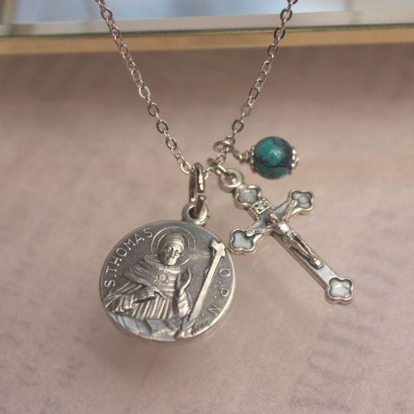 オリジナル メダイネックレス（聖トマス・アクイナス）
