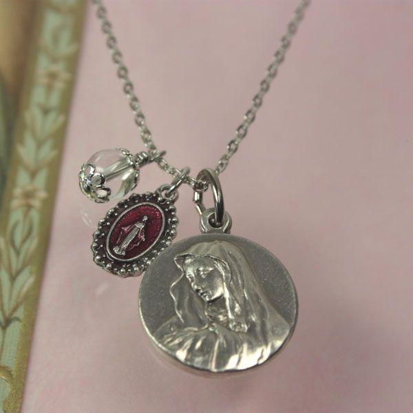 オリジナル メダイネックレス（悲しみの聖母）